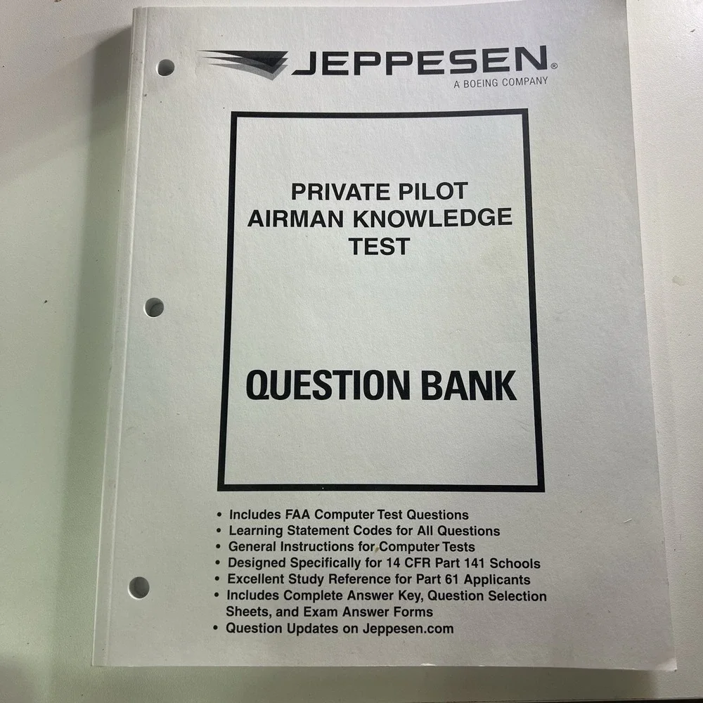 Jeppesen Lot Of 3.Private Pilot Airman Knowledge Test  JS334370-003 - See Photos